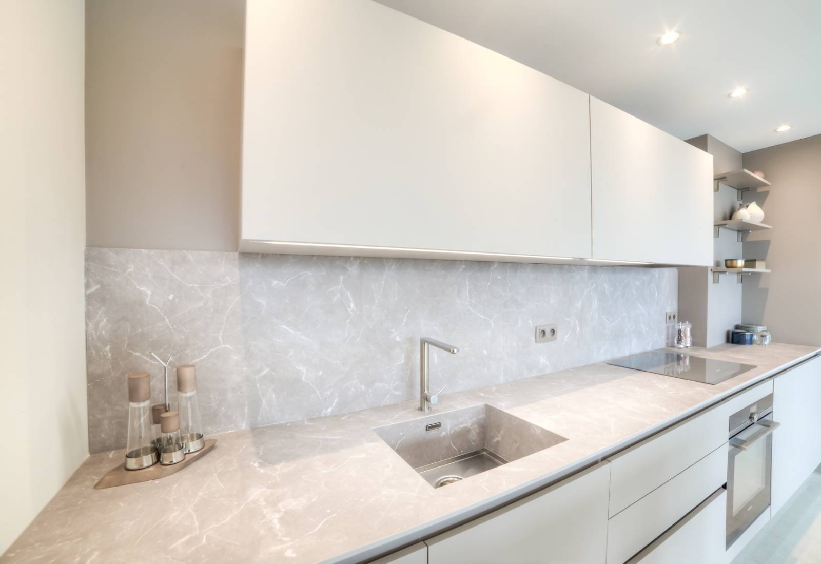 Cuisine ouverte sur salon