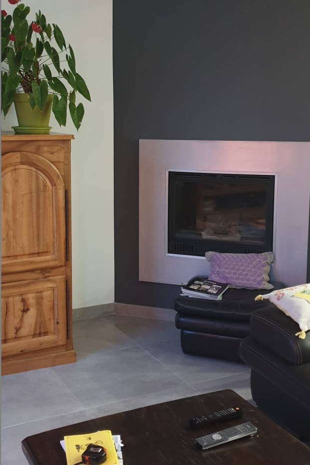 Cheminé travaux terminés Granicruz