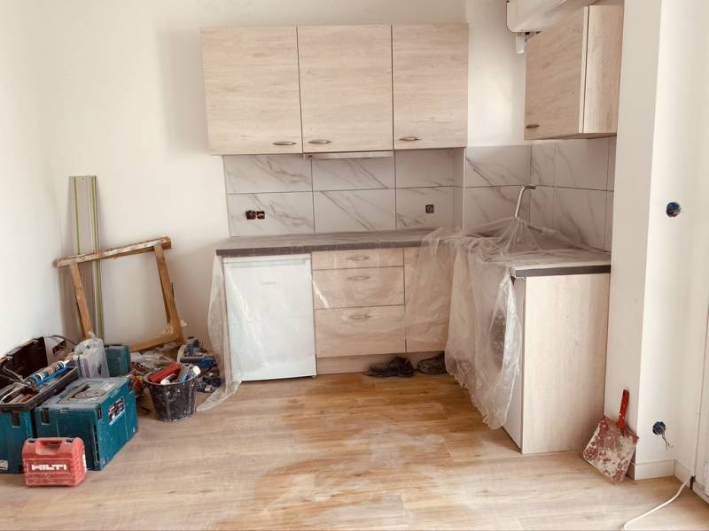 Modernisation complète d'un studio à Nice, mars 2021