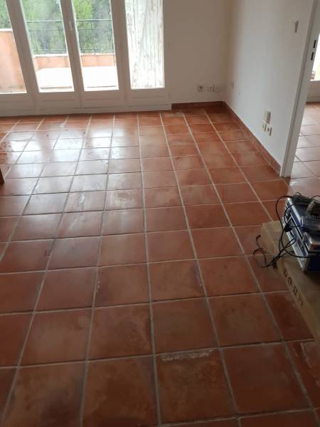 Peinture murs portes et plafond du salon