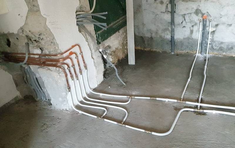 travaux plomberie dans cave/cuisine Granicruz