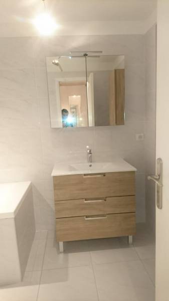 Meuble vasque bois 80 cm Borda Granicruz