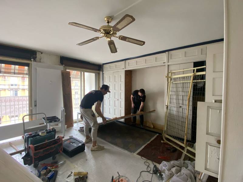 Dépose et mise en déchetterie