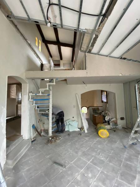 Rénovation complète de maison - PENDANT TRAVAUX