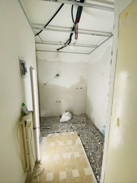 Travaux en cours salle de bain