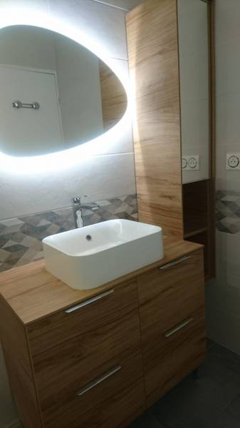 Vasque avec miroir LED Granicruz