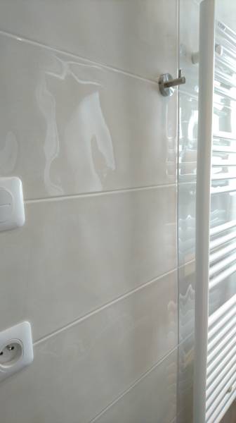 Création d'une salle de douche personnalisée et modernisation du WC