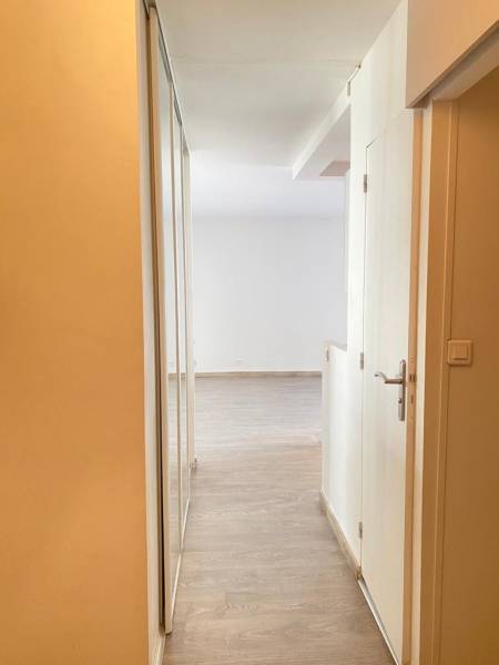 Pose de parquet et plinthes couloir