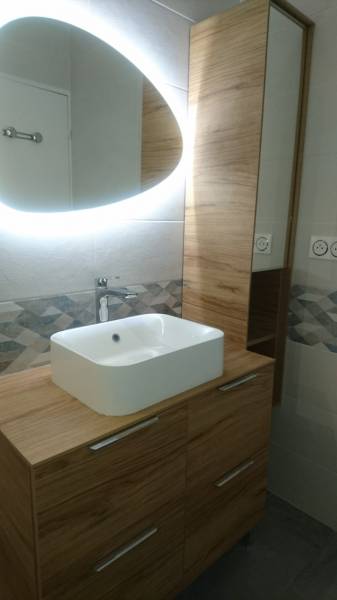 Salle de douche Granicruz meuble vasque