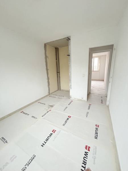 Chambre avec création d'un placard PENDANT