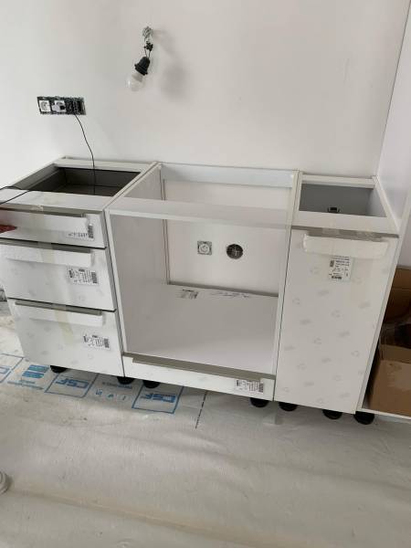 chantier en cours cuisine granicruz