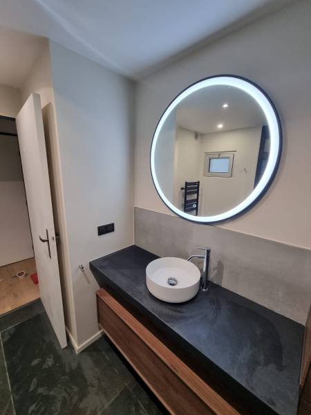 fin des travaux salle de bain Granicruz hivers 2022