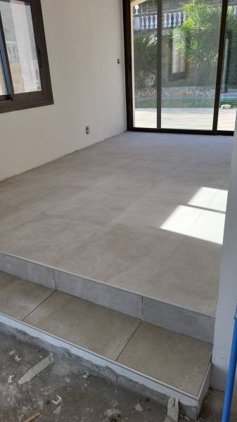 Pose de revêtement au sol 