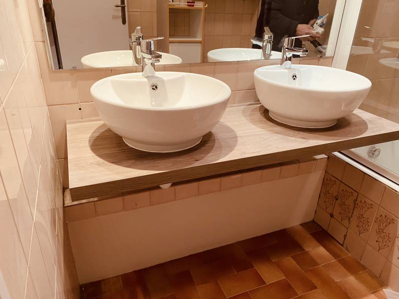 Fourniture et pose meuble salle de bain Granicruz