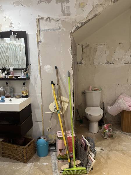 Avant travaux de salle d'eau (granicruz)