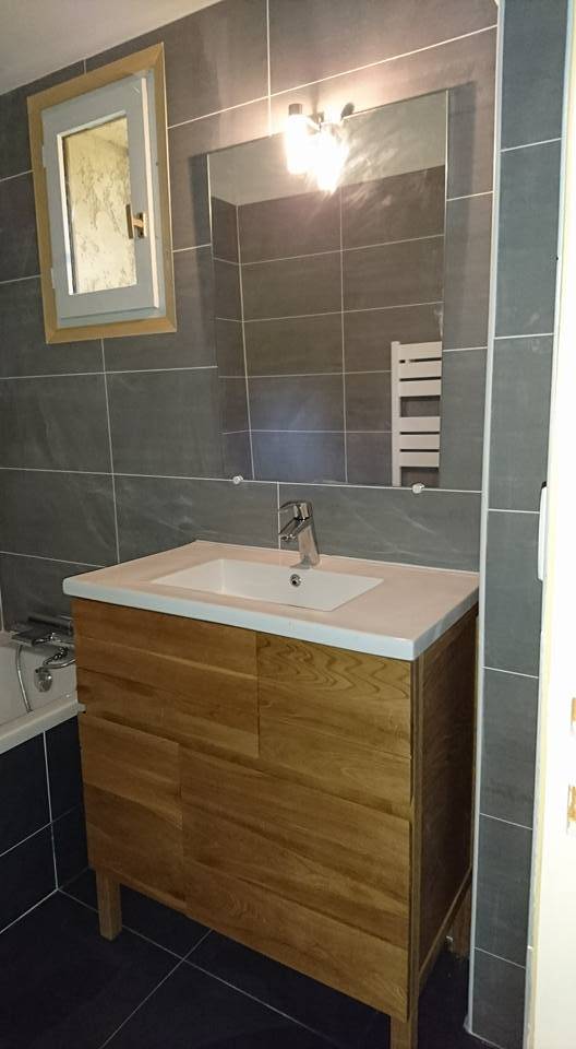 Salle de bain nice renovation sol et mur