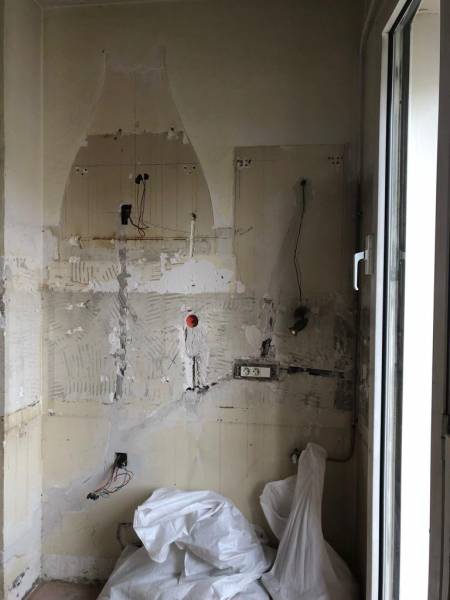 Chantier Granicruz cuisine novembre 2021(Rénovation de cuisine Nice)