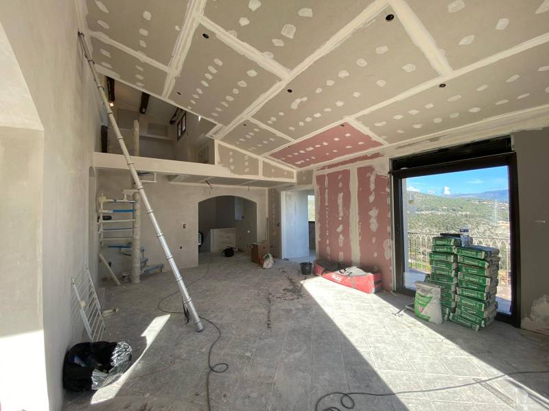 Rénovation complète de maison - PENDANT TRAVAUX