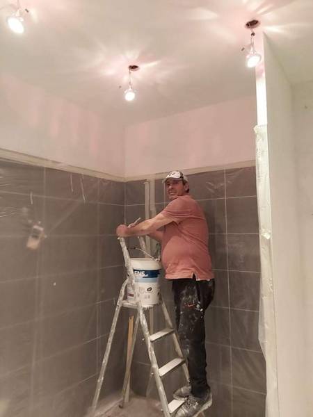 Pose de carrelage au sol 