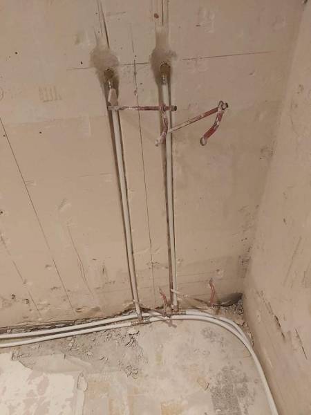 Travaux de plomberie