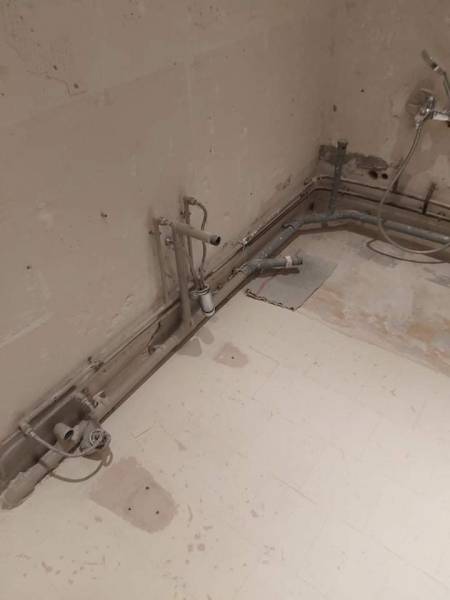 Travaux de plomberie