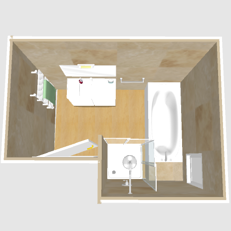 Projet 3D salle de bain
